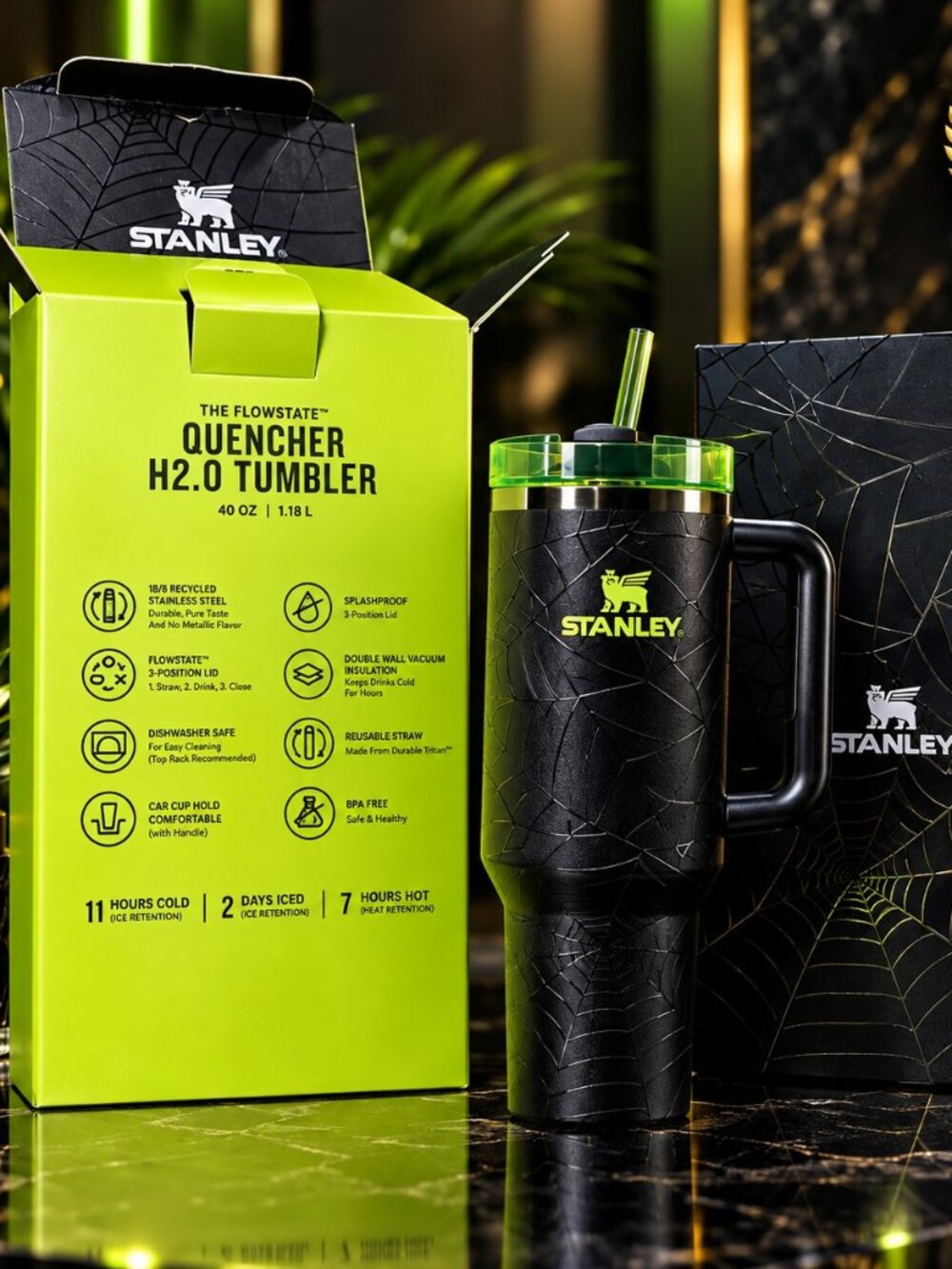 Halloween Glow 40oz Insulated Tumbler – Limited Edition Style